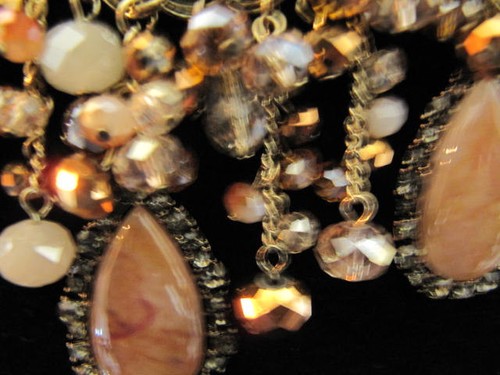 Chunky Resin Bead Multi Glass Drop Necklace & Earring Set Fashion Jewelery New - 第 10/12 張圖片