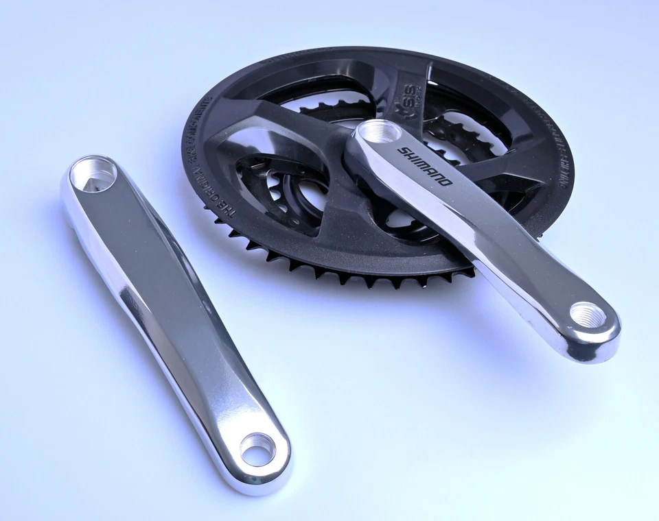 SHIMANO FC-M131 6/7/8 Speed Crankset 28-38-48T 170MM MTB Chainwheel & Crank Set - Image 2 of 4