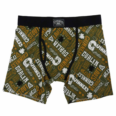 Guinness Mens Black Boxers Beer Boxer Briefs