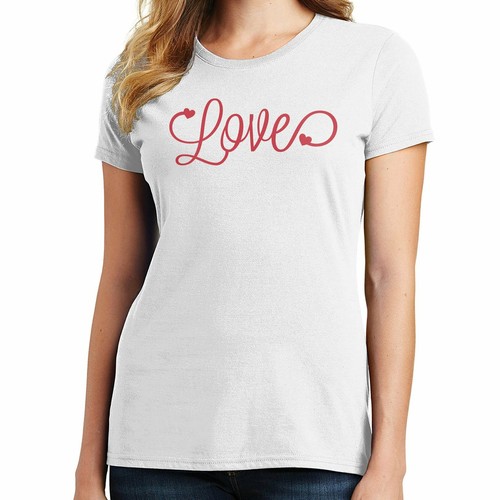Love Valentines Day with Hearts T Shirt 02281 - Picture 1 of 48