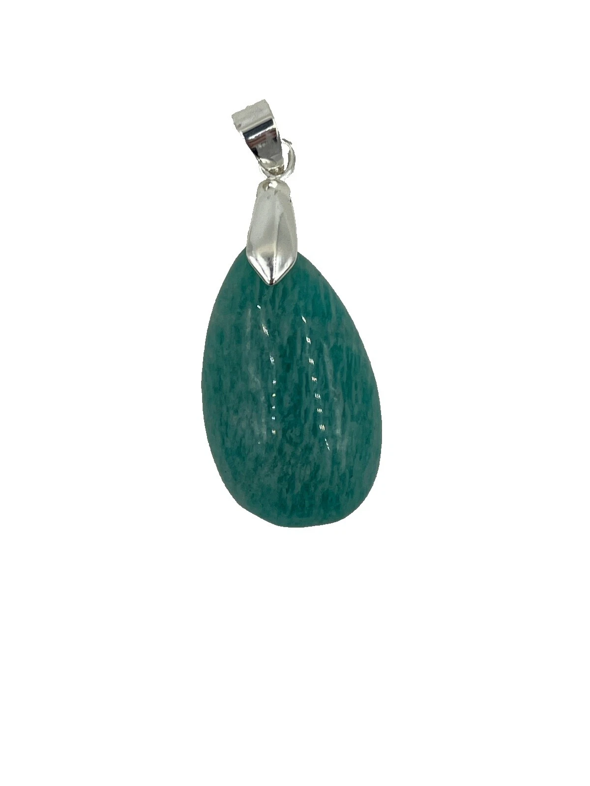 Amazonita plateado Collares y colgantes hechos a mano