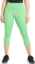  40 DSG Women  s High Rise Run Capri Tight - Slime Green - Medium - New With Tags