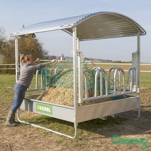 Futtersparnetz 2,8x2,8m 45mm Rundballennetz Heunetz für Rundballen Pferde Rinder - Bild 5 von 12