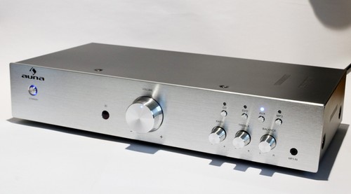 Auna HiFi Stereo Verstärker AV2-CD508, wie neu, Silber, mit Fernbedienung - Bild 2 von 5