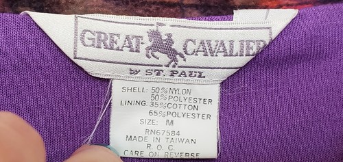 VTG Great Cavalier By St. Paul Women's Jacket size MED - Picture 3 of 9
