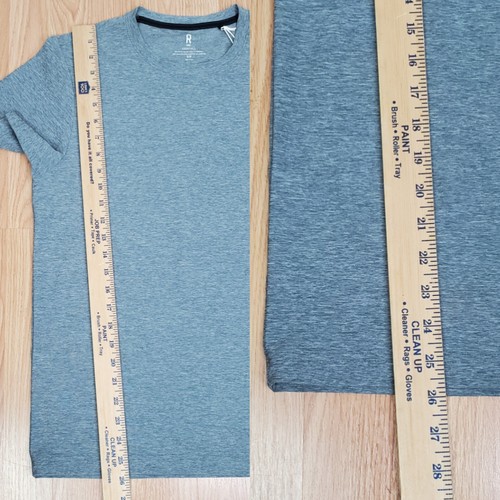 Rhone essentials training tee shirt heather gray short sleeve crew performance - Picture 9 of 10