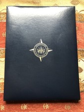 Große Dokumenten-Mappe, Urkundenmappe Echtleder.