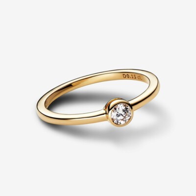 BRAND NEW* Pandora Era Bezel 14k Yellow Gold Lab-Grown