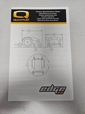 Product Specifications Sheet Manual Pride Quantum Edge 2.0 Q6 Power Wheel Chair