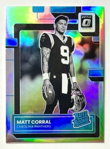 2022 Optic Matt Corral Silver Negative Prizm Refractor Rookie SP RC 204 Ole Miss