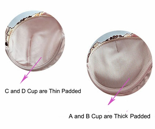 Super Boost Thick Padded Add 2 Cups Push Up Lace Bra Plunge Underwire Brassiere - Picture 16 of 43