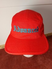 Advanced Snapback Cap, The Classics Yupoong Since 1974, Red Adjustable Embroided