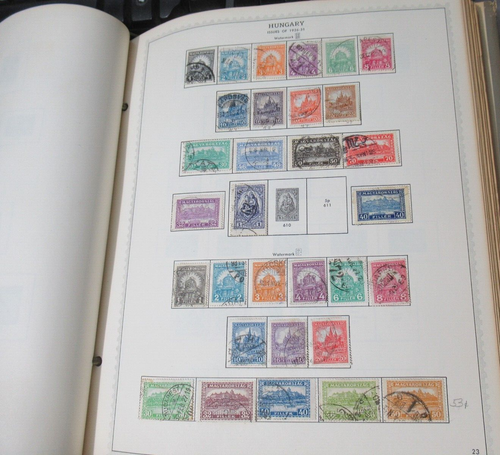 1871-1977 Ungarn GROSSE Briefmarkensammlung im Minkus Album, 1813 Briefmarken - Bild 20 von 24