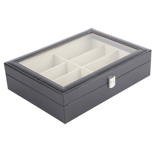 8 Grids Sunglasses Glasses Storage Display Case Box Jewelry Display HD AC - Picture 12 of 22