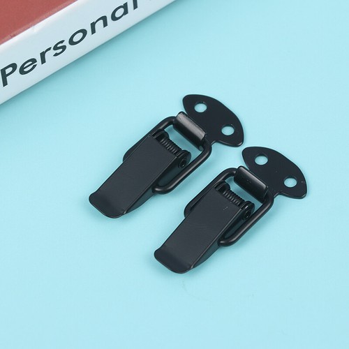 2PCS Luggage flat mouth buckle toolbox spring lock stainless steel small b ZF