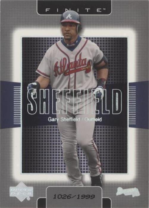 2003 Upper Deck Finite - Gary Sheffield #9 - 1 of 1