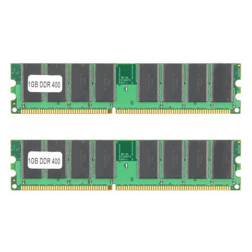 2Pcs 1GB DDR Laptop Desktop Memory RAM Memory 400Mhz PC-3200 2.6V 184Pin for - Picture 9 of 12