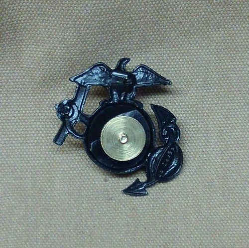 WWI Reproduction USMC Eagle, Globe and Anchor Hat Insignia Variation # 3 - Picture 6 of 6
