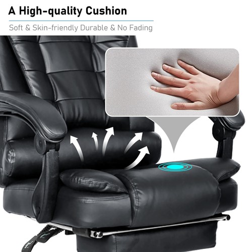 Massage Office Chair Gaming PC Computer Desk Executive Swivel Recliner Chairs - Picture 154 of 338