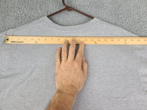VOLCOM Surfer T-SHIRT Erwachsene Large grau SS Baumwolle Volcom Druck Block Logo gebraucht, in einwandfreiem Zustand - Bild 9 von 10