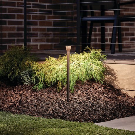Kichler 15310BKT • 16W Low Voltage Path Light, T5 bulb, Landscape Light - BLACK - Picture 3 of 3