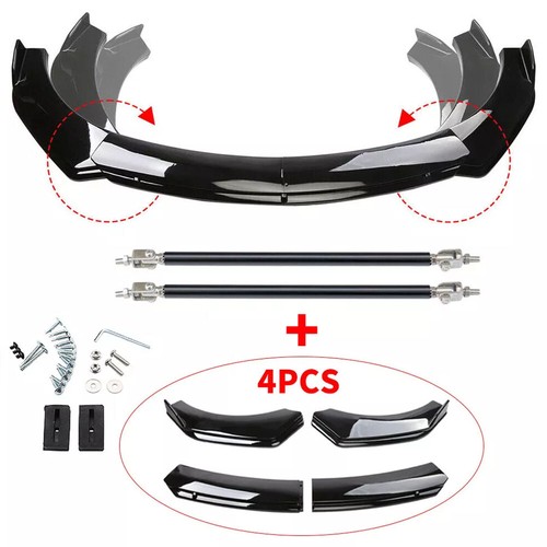 Fits Infiniti G37 Coupe Sedan Front Splitter Bumper Lip Spoiler Body+Strut Rods - Bild 2 von 20