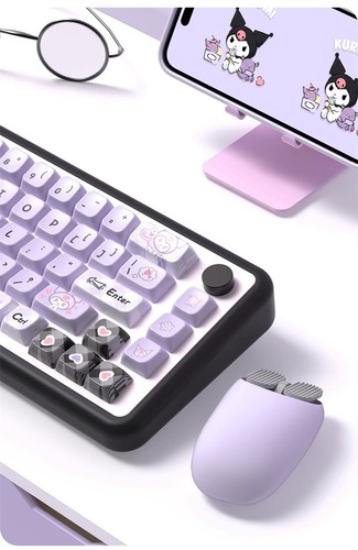 Cartoon Kuromi Keycap 138/158 Keys MDA PBT Keycaps for Mechanical Keyboard - Picture 14 of 18