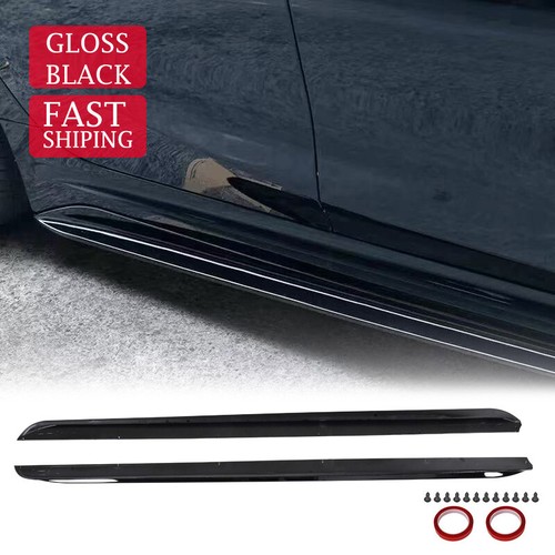 For BMW G20 330i M340i 2018-2024 Extension Side Skirt Splitter Spoiler Lip Kits - Picture 2 of 13