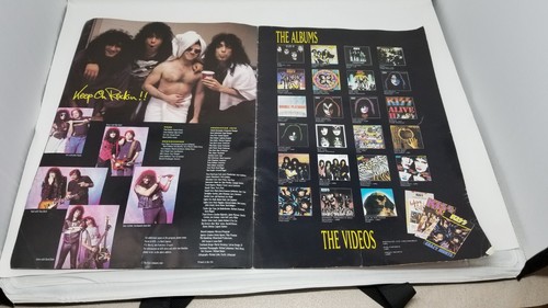 Kiss Hot In The Shade World Tour Book 1990 1991 Concert Program Giant Color - Picture 9 of 9