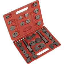 Image of Sealey 30 Piece Brake Wind Back Tool Kit