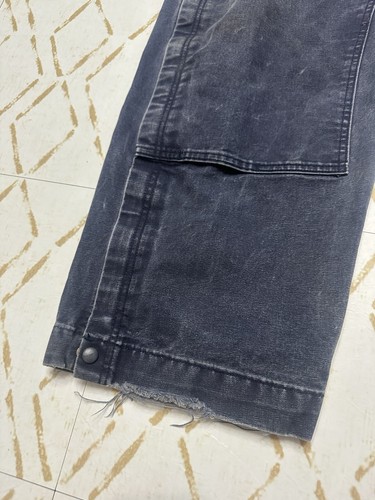 Carhartt FR Cat2 Fire Resistant Duck Bib Overalls Mens 50x32 FR Vintage Workwear - Picture 4 of 7