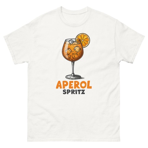 Aperol Spritz Drink Delicious Popular Beverage T-Shirt - Picture 12 of 13