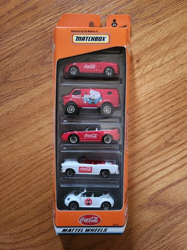 Matchbox Mattel Wheels "COCA-COLA" 5 PACK GIFT SET