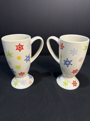 Whittard of Chelsea Sleddin Hill 2005 Kaffeetassen Holiday Standfuß Tasse - Bild 2 von 3