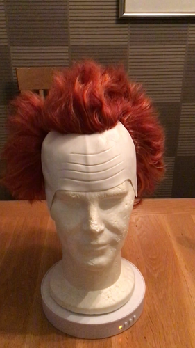 IT Clown Latex Headpiece Wig Mens Pennywise Halloween Movie Costume Accessory - Video 1 of 1