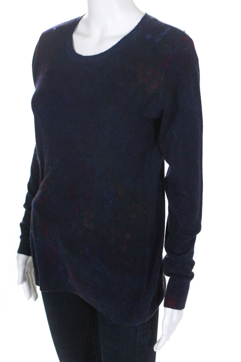 Autumn cashmere para Mujer Suéter De Cuello rojoondo Impresión Impresión Impresión de acuarela azul tamaño pequeño c70cef Autumn cashmere para Mujer Suéter De Cuello rojoondo Impresión Impresión Impresión de acuarela azul tamaño pequeño c70cef
