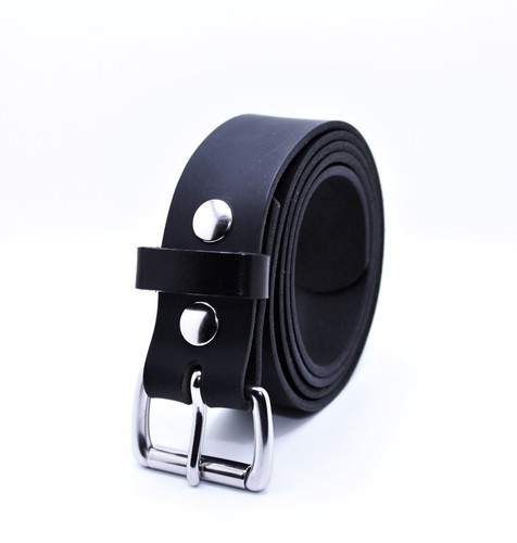 Men's Genuine Buffalo Leather Belt Full Grain USA Amish Handmade Work Belt 1.50 - Picture 9 of 16