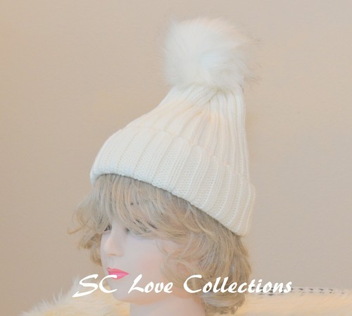 White Pom Pom Female Hoodie - Picture 2 of 2