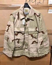 GENUINE US ARMY 3/ COLORS DESERT DCU SHIRT RIP STOP BRAND NEW !!!! SMALL SHORT