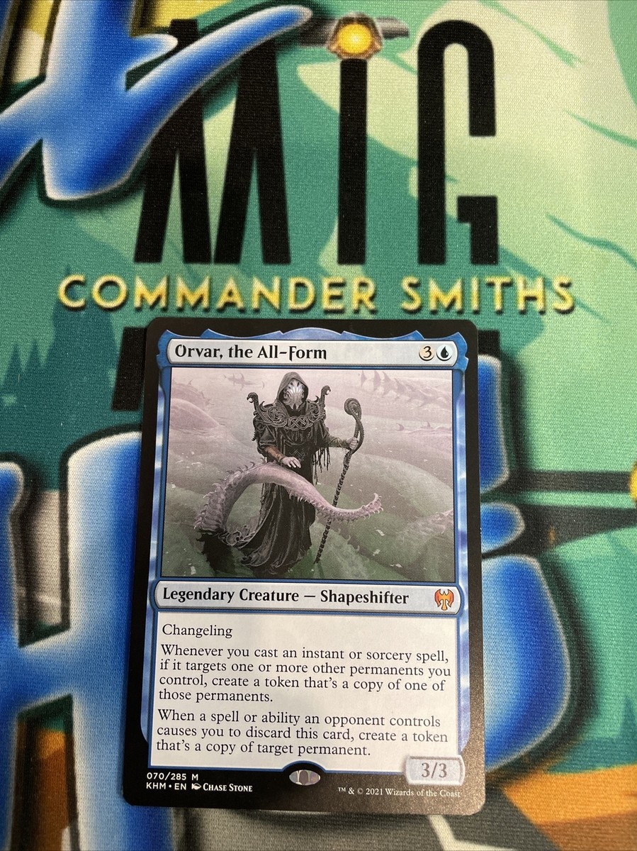 Orvar, the All-Form 1x FOIL KHM MTG Kaldheim Mythic MINT blue Orvar, the All-Form 1x FOIL KHM MTG Kaldheim Mythic MINT blue