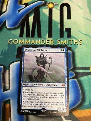 Orvar, the All-Form 1x FOIL KHM MTG Kaldheim Mythic MINT blue Orvar, the All-Form 1x FOIL KHM MTG Kaldheim Mythic MINT blue