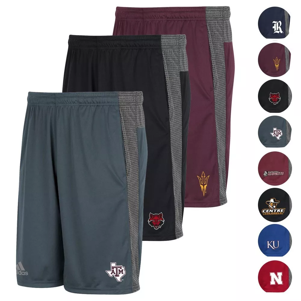 NCAA Adidas Men s Aeroknit Climacool Performance Shorts Collection