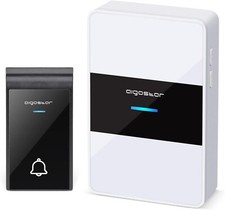 AIGOSTAR CAMPANELLO SENZA FILI WIRELESS DIGITALE CASA IP44 36 MELODIE 150M ETRI