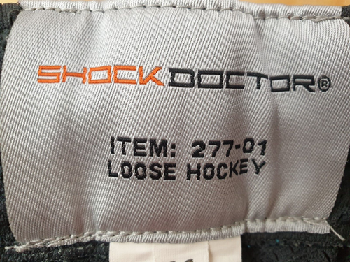 H38) Shock Doctor 277-01 Loose Hockey Men's Mesh Shorts with Cup Size S - Picture 3 of 8