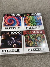 Lot Of 4 Variety Turner Licensing 1000 Piece Puzzles NEW! Bargain!