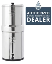Royal Berkey 3.25 System Blemished with 2 Brand New 7" Certified Water Filters