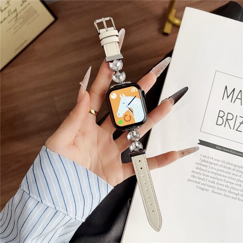 Leder Armband Band Damen Strap für Apple Watch 11 10 9 8 7 6 SE 42/44/45/46mm - Bild 15 von 19