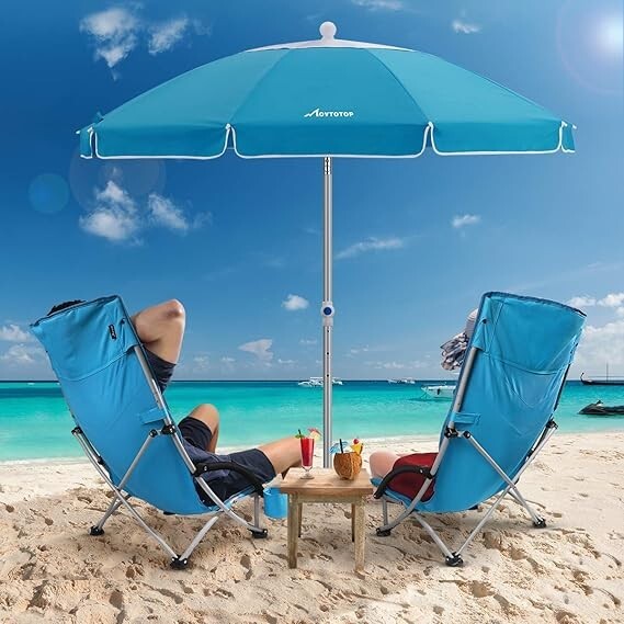 MOVTOTOP Folding Camping Beach Chair Portable Outdoor