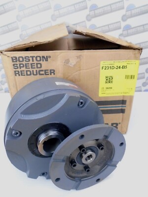 BOSTON GEAR - F231D-24-B5 - 39256 OPTIMOUNT HELICAL GEAR REDUCER 24:1 56C (NEW)