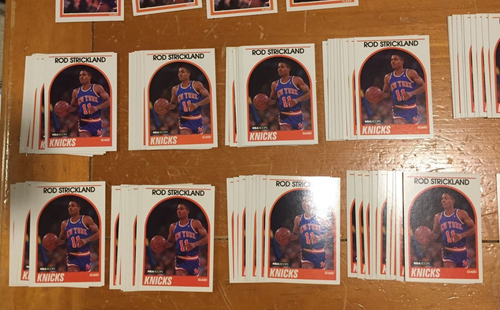 Lotto 120 carte basket Rod Strickland Rookie 106 cerchi #8 e 14 Fleer #104 - Foto 4 di 7